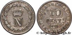 ITALY - KINGDOM OF ITALY - NAPOLEON I 10 Centesimi 1811 Milan