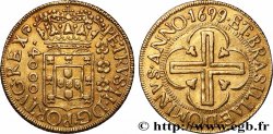 BRAZIL - EMPIRE OF BRAZIL - PETER II 4000 Réis  1699 Rio de Janeiro