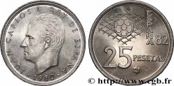 ESPAGNE 25 Pesetas Juan Carlos coupe du Monde de Football 1982 (81) 1980 Madrid