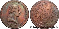 AUSTRIA 6 Kreuzer François II 1800 Kremnitz