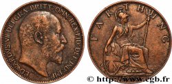 UNITED KINGDOM 1 Farthing Edouard VII  1903 