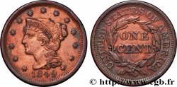 UNITED STATES OF AMERICA 1 Cent Liberté “Braided Hair” 1849 Philadelphie
