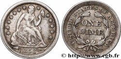 UNITED STATES OF AMERICA 1 Dime (10 Cents) Liberté assise variété avec date encadrée par des flèches 1853 Philadelphie