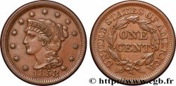 UNITED STATES OF AMERICA 1 Cent Liberté “Braided Hair” 1853 Philadelphie