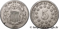 UNITED STATES OF AMERICA 5 Cents - Shield 1870 Philadelphie