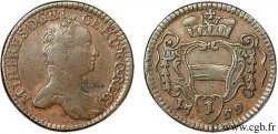 AUSTRIA 1 Pfennig Marie-Thérèse, buste jeune au diadème 1759  MB 