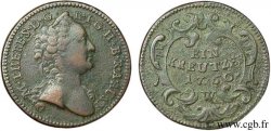 AUTRICHE 1 Kreutzer Marie-Thérèse 1765 Breslau - W TB+ 