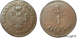 AUTRICHE 1/4 Kreuzer François II 1800 Vienne TB+ 