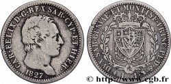 ITALIE - ROYAUME DE SARDAIGNE 1 Lire Charles Félix 1827 Turin