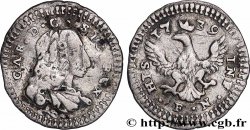 ITALIE - ROYAUME DE SICILE - CHARLES III D&nbsp;ESPAGNE 1/2 Tari 1739 Palerme