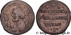 VATICAN ET ÉTATS PONTIFICAUX 2 1/2 Baiocchi Ville de Fermo St Pierre 1797 Fermo