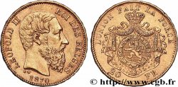 GOLD-, PALLADIUM- UND PLATIN-INVESTITIONEN 20 Francs Léopold II 1870 Bruxelles