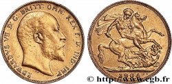 GOLD, PALLADIUM & PLATINUM INVESTMENT 1 Souverain Edouard VII 1904 Perth