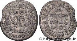 ALLEMAGNE - SAXE 1/12 Thaler Jean Georges IV 1693 