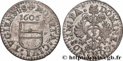SUISSE - CANTON DE ZOUG 1 Groschen (3 Kreuzer) 1606 