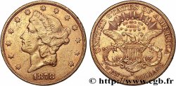 GOLD, PALLADIUM & PLATINUM INVESTMENT 20 Dollars &nbsp;Liberty&nbsp; 1878 San Francisco