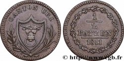 SUISSE - CANTON D&nbsp;URI 1/2 Batzen 1811 Uri