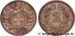 SUIZA 2 Centimes (Rappen) 1920 Berne
