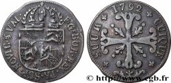 SWITZERLAND - CANTON OF NEUCHATEL 1/2 Batzen 1792 Neuchâtel