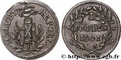 SUISSE - RÉPUBLIQUE HELVÉTIQUE 1 Rappen République Helvétique 1801 
