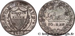 SUISSE - CANTON DE VAUD 1 Batzen 1805 Lausanne