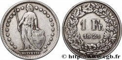 SUISSE 1 Franc Helvetia 1921 Berne