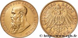 ALLEMAGNE - DUCHÉ DE SAXE MEININGEN - GEORGES II 20 Mark 1914 Munich q.SPL 
