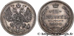RUSSIE 15 Kopecks 1908 Saint-Petersbourg