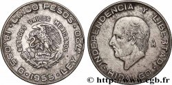 MEXIQUE 5 Pesos Miguel Hidalgo y Costilla 1955 Mexico