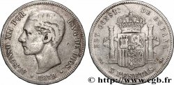 ESPAGNE 5 Pesetas Alphonse XII 1878 Madrid