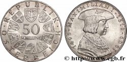 AUTRICHE 50 Schilling 450e anniversaire de la mort de Maximilien Ier 1969 