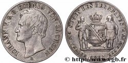 ALLEMAGNE - ROYAUME DE SAXE - JEAN Thaler des mines, 1er type 1863 Dresde