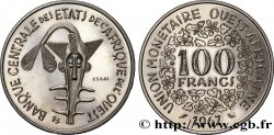 ÉTATS DE L&nbsp;AFRIQUE DE L&nbsp;OUEST (BCEAO) Essai 100 Francs masque 1967 