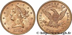 GOLD-, PALLADIUM- UND PLATIN-INVESTITIONEN 10 Dollars &nbsp;Liberty&nbsp; 1880 Philadelphie