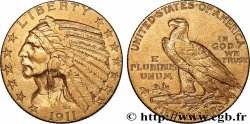 GOLD, PALLADIUM & PLATINUM INVESTMENT 5 Dollars &nbsp;Indian Head&nbsp; 1911 Philadelphie