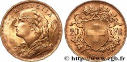 OR, PALLADIUM ET PLATINE INVESTISSEMENT 20 Francs  Vreneli  1935 Berne
