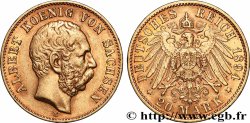 OR, PALLADIUM ET PLATINE INVESTISSEMENT 20 Mark Albert 1894 Dresde