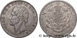 ALLEMAGNE - SAXE 2 Thaler Jean V 1861 Dresde