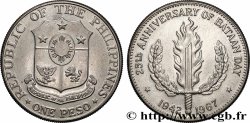PHILIPPINES 1 Peso 25e anniversaire du jour de Bataan 1967 San Francisco