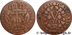 PORTUGAL 5 Réis frappe au nom de Joseph Ier (José) 1764 