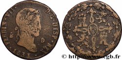 ESPAGNE 8 Maravedis Ferdinand VII 1833 Ségovie