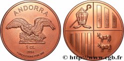 ANDORRA (PRINCIPALITY) 1 Centim Aigle 2014 