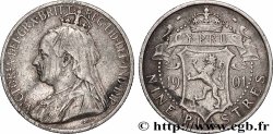 CYPRUS 9 Piastres Victoria 1901 