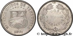 VENEZUELA 2 1/2 Centavos 1877 