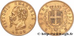 OR, PALLADIUM ET PLATINE INVESTISSEMENT 20 Lire Victor Emmanuel II  1865 Turin