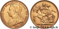 OR, PALLADIUM ET PLATINE INVESTISSEMENT 1 Souverain Victoria type vieille tête 1894 Londres