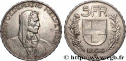 SUISSE 5 Francs Berger 1926 Berne