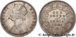 BRITISH INDIA 1 Rupee (Roupie) Victoria 1901 Bombay
