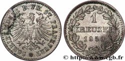 GERMANY - FREE CITY OF FRANKFURT 1 Kreuzer Ville libre de Francfort :  aigle 1859 Francfort