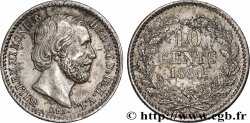 NETHERLANDS - KINGDOM OF THE NETHERLANDS - WILLIAM III 10 Cents Guillaume III 1884 Utrecht